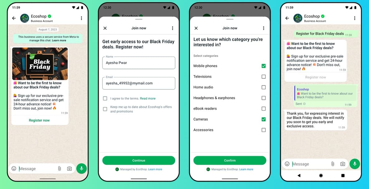 Interactive WhatsApp Flows