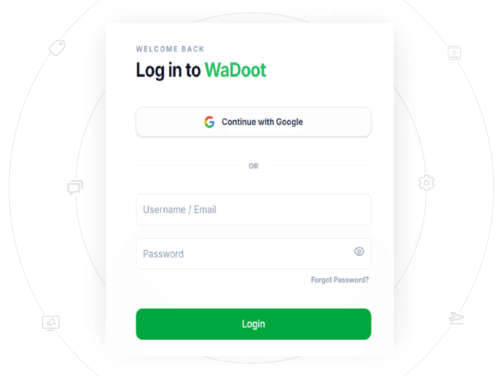 Login to WaDoot